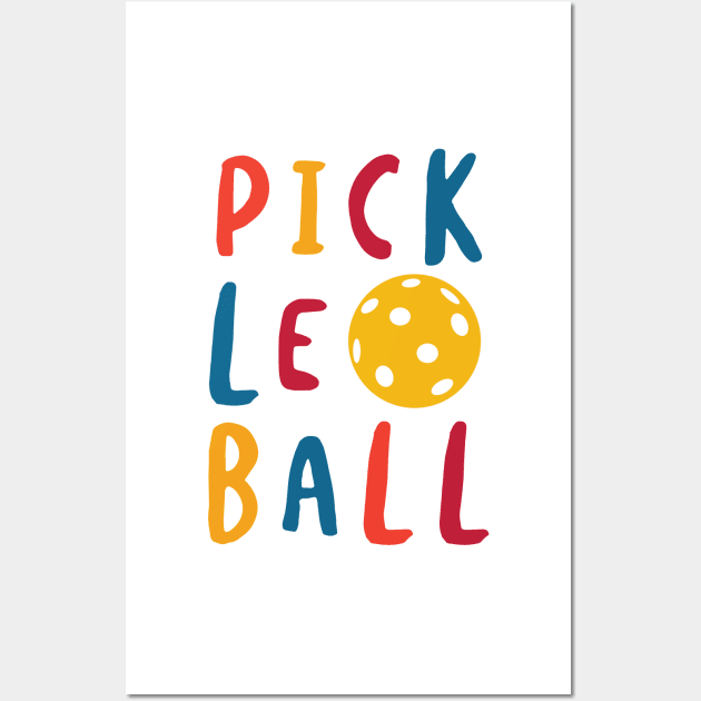 Pickleball Design for Pickleball Player Wall Art by whyitsme